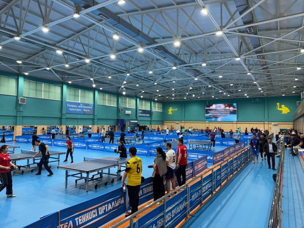 Талдықорғанда үстел теннисінен жолшылар арасында дәстүрлі турнир өтті