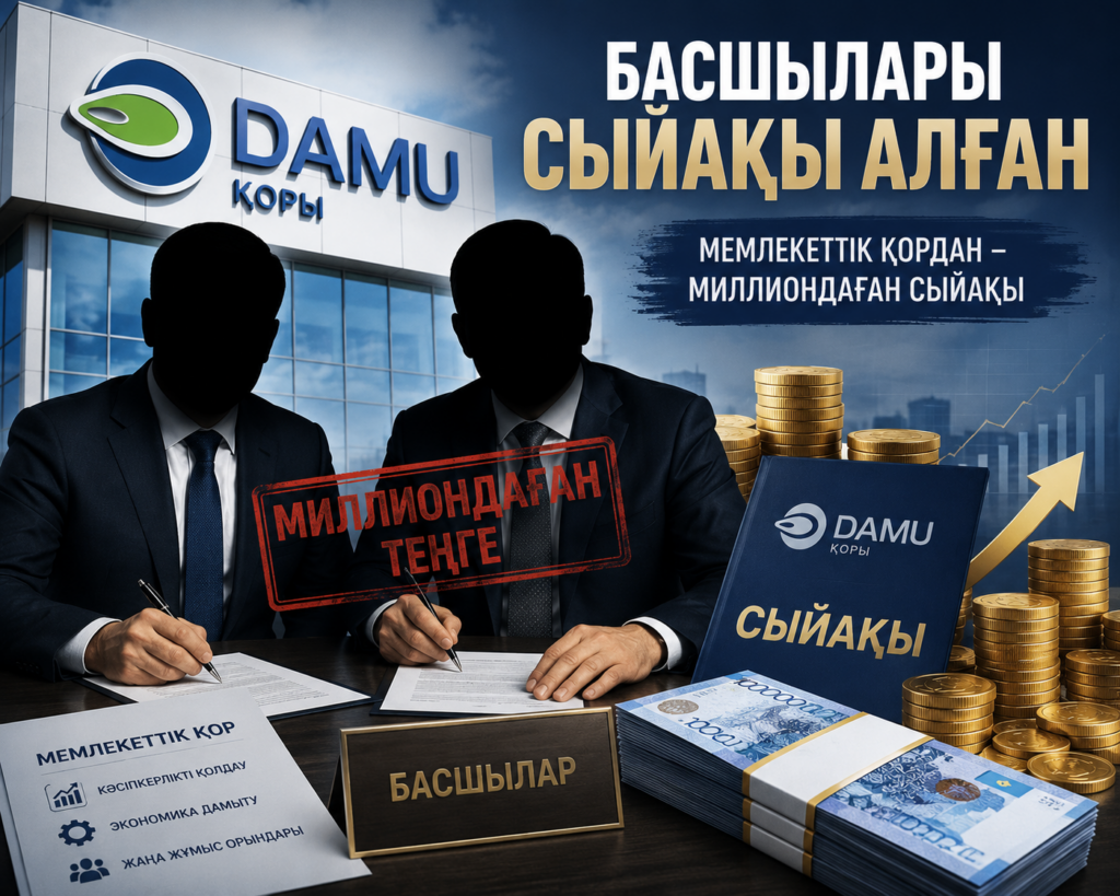 Даму қорының басшылары 315 млн теңге сыйақы алған