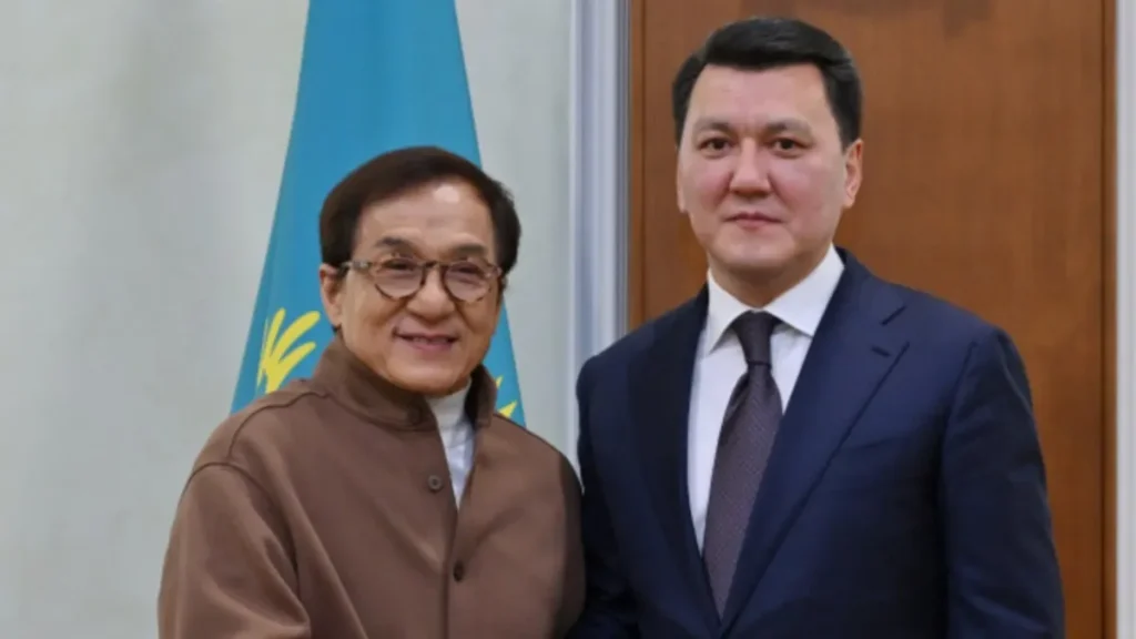 Қазақстанның вице-президенті Джеки Чанмен кездесті